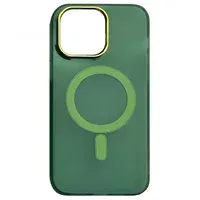 Чохол TPU+PC Lily with MagSafe для Apple iPhone 14 Pro (6.1") Army Green