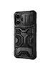 TPU+PC чохол Nillkin CamShield Adventurer Pro (шторка на камеру) для Apple iPhone 14 Pro (6.1") Armor Black
