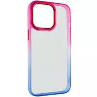 Чохол TPU+PC Fresh sip series для Apple iPhone 14 Pro (6.1") Синій / Рожевий