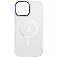 Чохол TPU+Glass Sapphire Mag Evo case для Apple iPhone 14 Pro (6.1") White