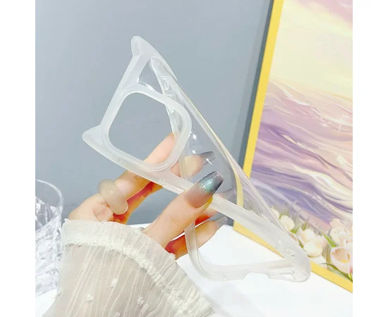Чехол TPU Cat для Apple iPhone 14 Pro (6.1") Transparent