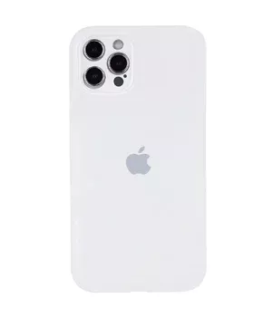 Чехол Silicone Case Full Camera Protective (AA) для Apple iPhone 14 Pro (6.1") Белый / White