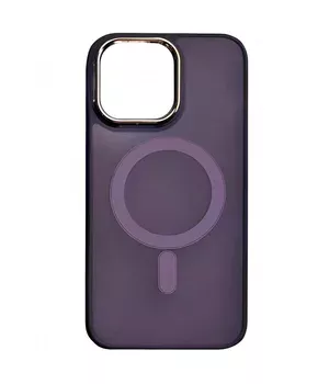 Чохол TPU+PC Lily with MagSafe для Apple iPhone 14 Pro (6.1") Deep Purple