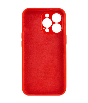 Чехол Silicone Case Full Camera Protective (AA) для Apple iPhone 14 Pro (6.1") Красный / Red