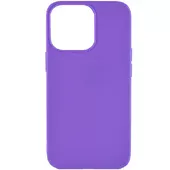 Силіконовий чохол Candy для Apple iPhone 14 Pro (6.1") Бузковий