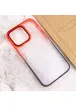 Чехол TPU+PC Fresh sip series для Apple iPhone 14 Pro (6.1") Черный / Красный