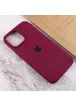 Чехол Silicone Case Full Protective (AA) для Apple iPhone 14 Pro (6.1") Бордовый / Maroon