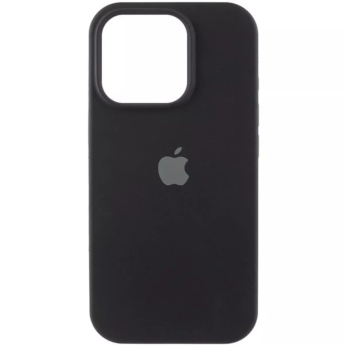 Чохол Silicone Case (AA) Logo with MagSafe для Apple iPhone 14 Pro (6.1") Чорний / Black