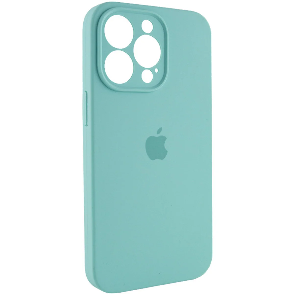 Чохол Silicone Case Full Camera Protective (AA) Apple iPhone 14 Pro (6.1") Бірюзовий / Marine Green