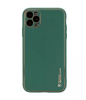Шкіряний чохол Xshield для Apple iPhone 14 Pro (6.1") Зелений / Army green