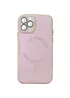 Чехол TPU+Glass Sapphire Midnight with MagSafe для Apple iPhone 14 Pro (6.1") Розовый / Pink Sand