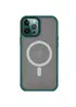 TPU+PC чохол Metal Buttons with MagSafe для Apple iPhone 14 Pro (6.1") Зелений