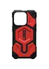 Ударопрочный чехол UAG Monarch Pro with MagSafe Leather для Apple iPhone 14 Pro (6.1") Красный