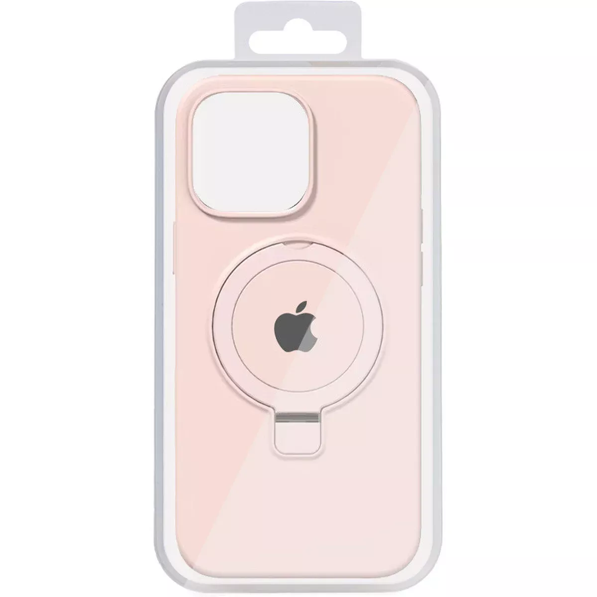 Чехол Silicone Case Full Protective with Ring для Apple iPhone 14 Pro (6.1") Pink