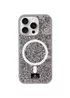TPU чохол Bling World Rock Diamond with MagSafe для Apple iPhone 14 Pro (6.1") Grey