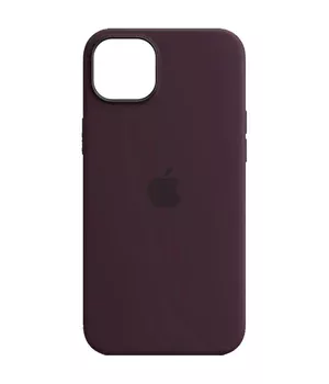 Чехол Silicone case (AAA) full with Magsafe для Apple iPhone 14 Pro (6.1") Фиолетовый / Elderberry
