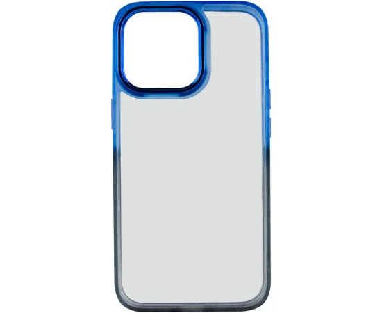 Чехол TPU+PC Fresh sip series для Apple iPhone 14 Pro (6.1") Черный / Синий