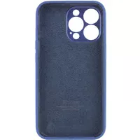 Чехол Silicone Case Full Camera Protective (AA) для Apple iPhone 14 Pro (6.1") Синий / Deep navy