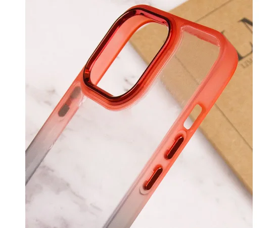 Чехол TPU+PC Fresh sip series для Apple iPhone 14 Pro (6.1") Черный / Красный