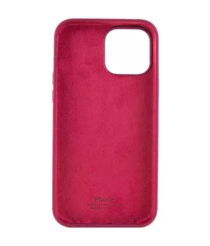 Чехол Silicone Case Full Protective (AA) для Apple iPhone 14 Pro (6.1") Бордовый / Maroon