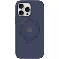 Чехол Silicone Case Full Protective with Ring для Apple iPhone 14 Pro (6.1") Dark Blue