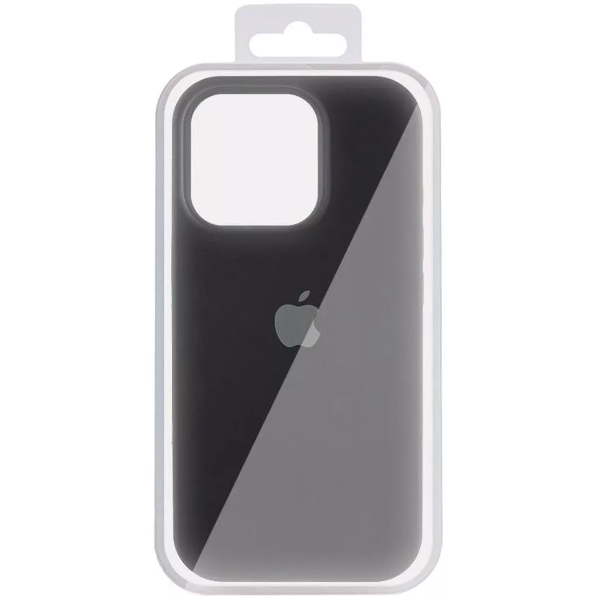 Чохол Silicone Case (AA) Logo with MagSafe для Apple iPhone 14 Pro (6.1") Чорний / Black
