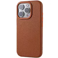 Чохол Syndee with MagSafe для Apple iPhone 14 Pro (6.1") Golden Brown
