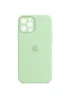 Чехол Silicone Case Full Camera Protective (AA) для Apple iPhone 14 Pro (6.1") Зеленый / Pistachio