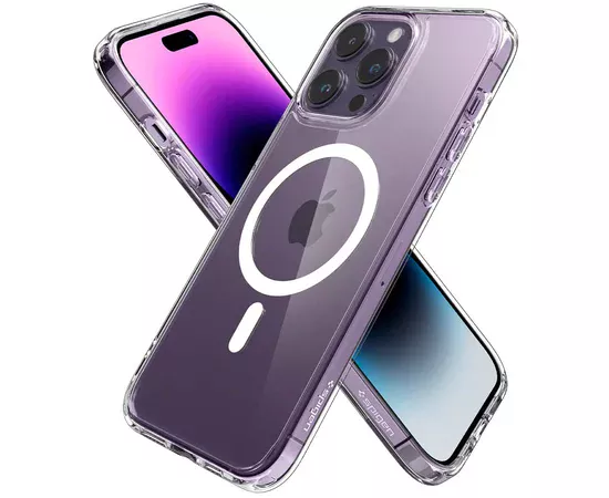 Чохол SGP Ultra Hybrid (MagFit) для Apple iPhone 14 Pro (6.1") Прозорий