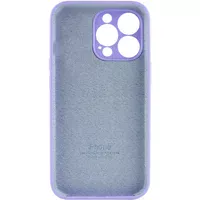 Чохол Silicone Case Full Camera Protective (AA) для Apple iPhone 14 Pro (6.1") Бузковий / Dasheen