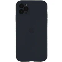 Чохол Silicone Case Full Camera Protective (AA) для Apple iPhone 14 Pro (6.1") Сірий / Dark Gray