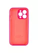 Чехол Silicone Case Full Camera Protective (AA) для Apple iPhone 14 Pro (6.1") Розовый / Barbie pink