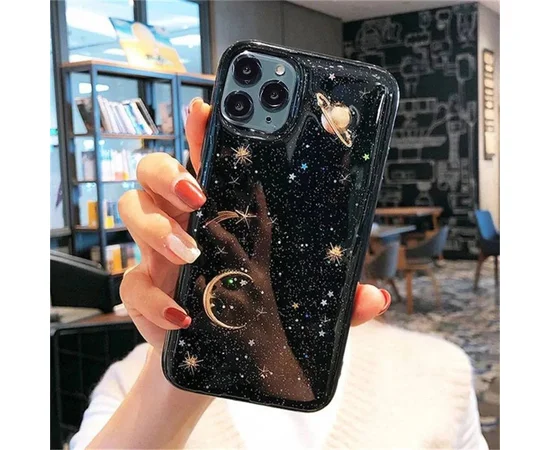 Силиконовый чехол "Good Nidht" для iPhone 13 Pro Max Черный