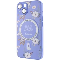 TPU+PC чохол Secret Garden with MagSafe для Apple iPhone 14 (6.1") Lilac