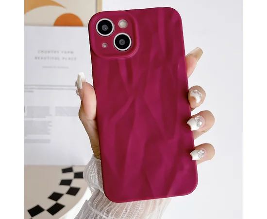 Чехол TPU Texture для Apple iPhone 14 (6.1") Red