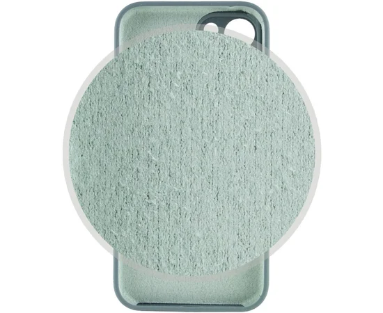 Чехол Silicone Case Full Camera Protective (AA) для Apple iPhone 14 (6.1") Зеленый / Pine green