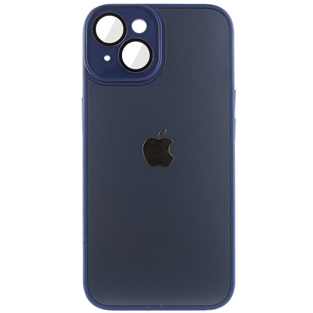 Чохол TPU+Glass Sapphire Midnight для Apple iPhone 14 (6.1") Синій / Deep navy