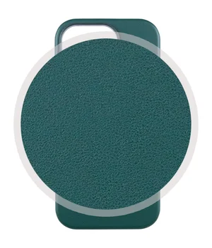 Шкіряний чохол Leather Case (AAA) з MagSafe and Animation для Apple iPhone 14 (6.1") Forest Green