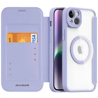 Чехол-книжка Dux Ducis Skin X Pro with MagSafe для Apple iPhone 14 / 13 (6.1") Purple