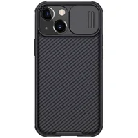 Карбоновая накладка Nillkin CamShield Pro для Apple iPhone 14/13 (6.1") Черный / Black