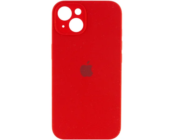 Чехол Silicone Case Full Camera Protective (AA) для Apple iPhone 14 (6.1") Красный / Red
