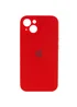 Чехол Silicone Case Full Camera Protective (AA) для Apple iPhone 14 (6.1") Красный / Red