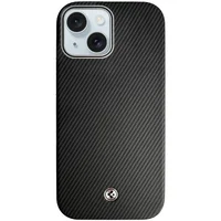 Чехол SGP PC+Leather with MagSafe для Apple iPhone 14 (6.1") Carbon