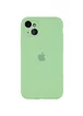 Чехол Silicone Case Full Camera Protective (AA) для Apple iPhone 14 (6.1") Мятный / Mint