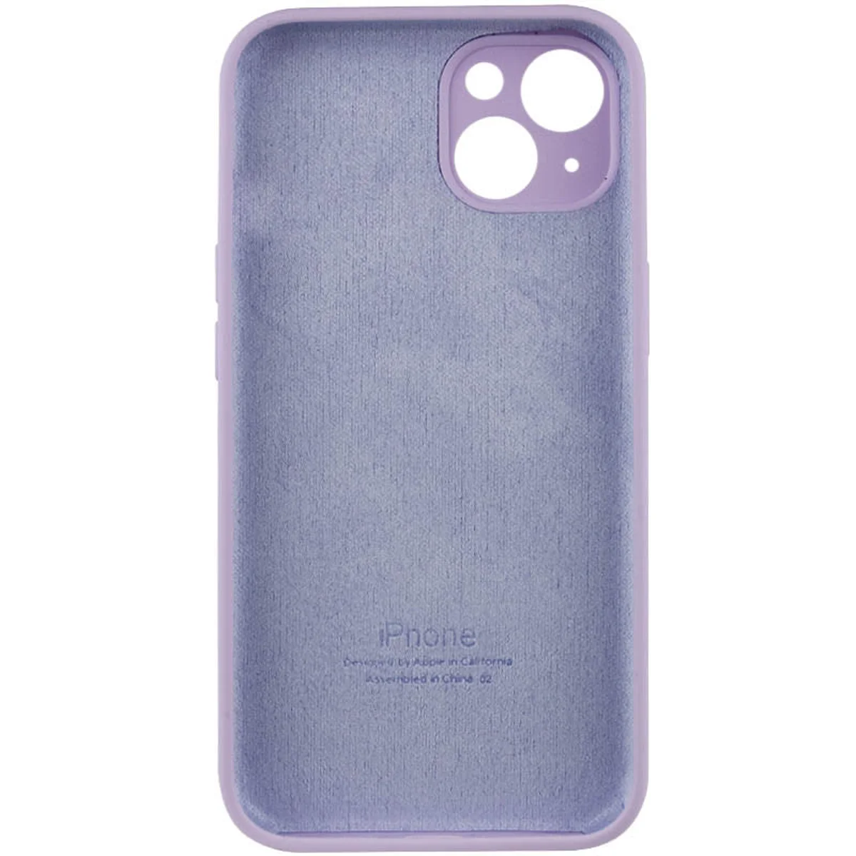 Чохол Silicone Case Full Camera Protective (AA) для Apple iPhone 14 (6.1") Бузковий / Lilac / PVH