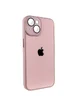 Чехол TPU+Glass Sapphire Midnight для Apple iPhone 14 (6.1") Розовый / Pink Sand