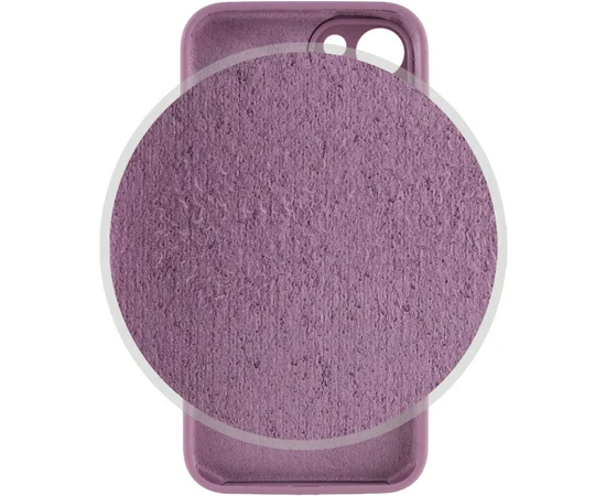 Чехол Silicone Case Full Camera Protective (AA) для Apple iPhone 14 (6.1") Лиловый / Lilac Pride / PVH