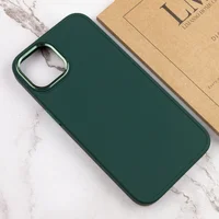 TPU чехол Bonbon Metal Style для Apple iPhone 14 (6.1") Зеленый / Pine green