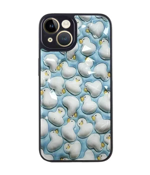 TPU+PC чехол Prisma Plushie для Apple iPhone 14 (6.1") Ducks