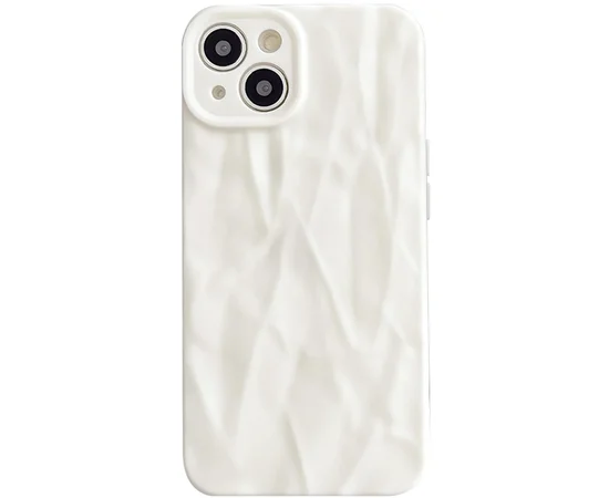 Чехол TPU Texture для Apple iPhone 14 (6.1") White